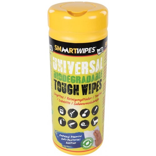 Universal Tough Wipes Biodegradable 40pk
