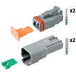 DT Connector 2-way Kit 8pc DT Connector 2-way Kit 8pc