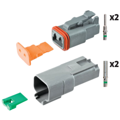 DT Connector 2-way Kit 8pc DT Connector 2-way Kit 8pc