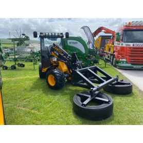 EXTENDABLE HEAVY DUTY SILAGE PUSHER (LORRY TYRES)