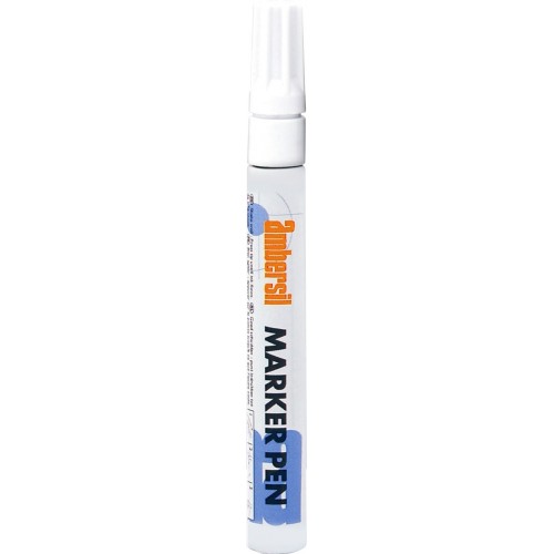 AMBERSIL Acrylic Paint Marker Pens 3mm dia. Nib - White 