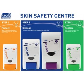 DEB Naturally 'Skin Safety Centre' 2 Litre, 4 Litre & 2 x 1 Litre Dispenser Units