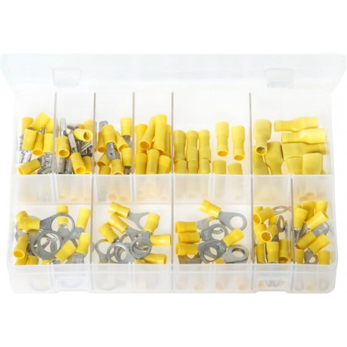 Assortment Box of Terminals Insulated - Yellow Assortment Box of Terminals Insulated - Yellow