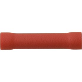 Red Insulated Terminals - Butt Connectors - 3.3mm (100)