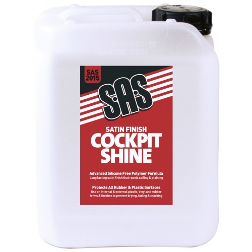 S.A.S Satin Finish Cockpit Shine 5 Litre S.A.S Satin Finish Cockpit Shine 5 Litre