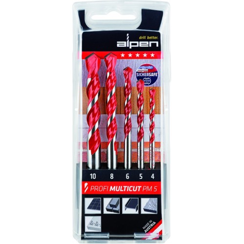 ALPEN 'Profi Multicut' Universal Drill Set ALPEN 'Profi Multicut' Universal Drill Set