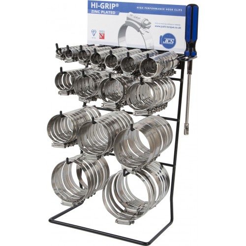 JCS 'Hi-Grip' Hose Clips Dispenser with 160 Clips